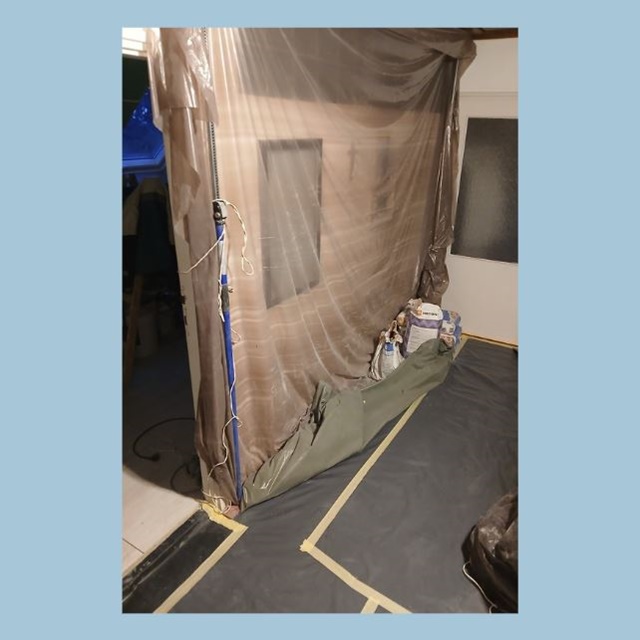 fürdőszobai munkálatk alatti védelem